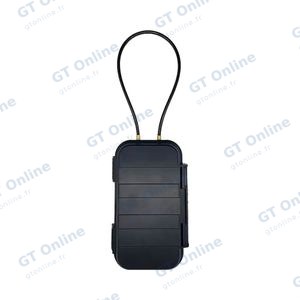 Mini Coffre Fort Portable avec Fil d'Acier Noir