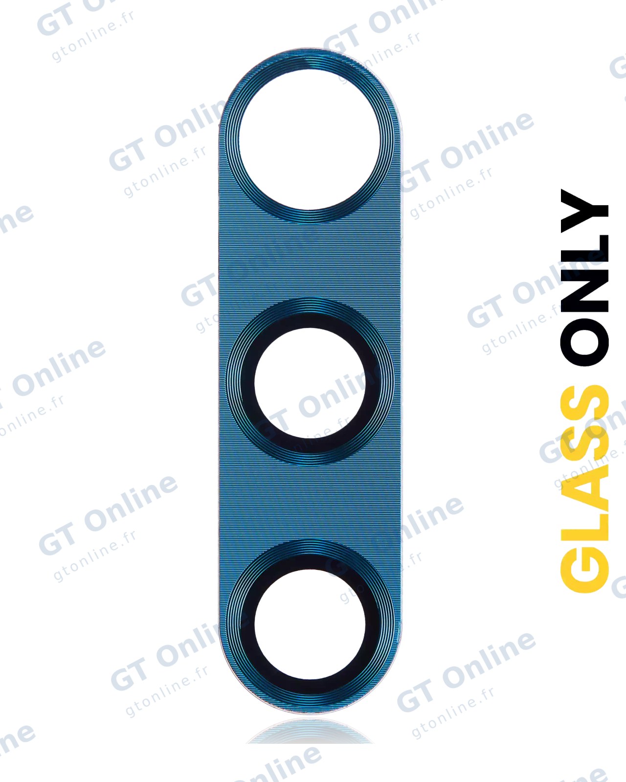 Lentille de caméra arrière avec adhésif pour Motorola One Fusion Plus (XT2067 / 2020) (bleu Twilight)