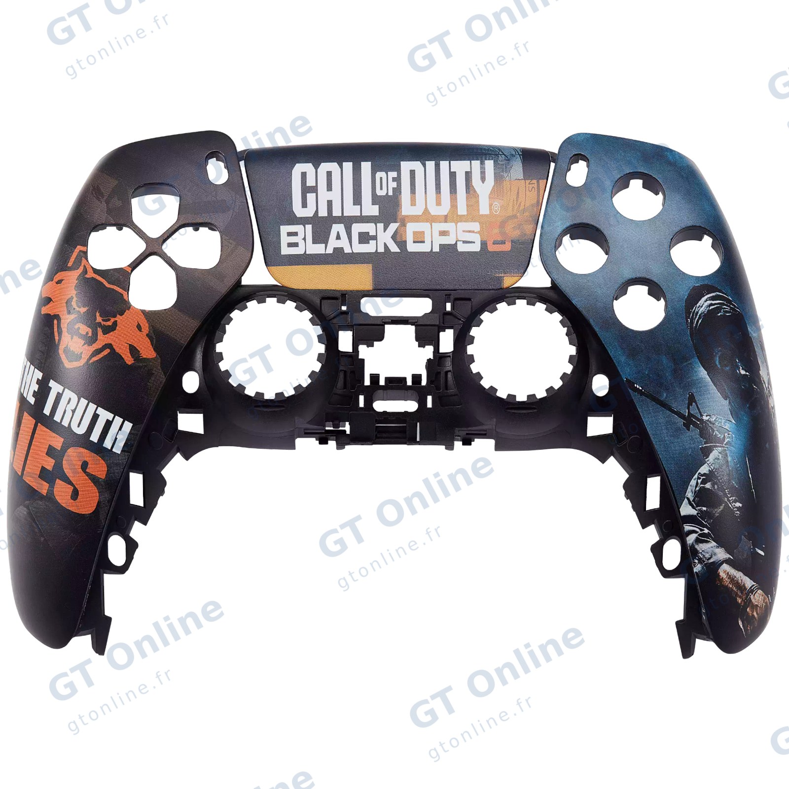 Pièce console de jeu pour Sony PlayStation 5 (Call Of Duty OPS6 noir) (lot de 2)