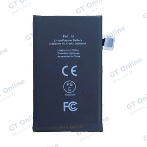 Batterie High Capacity Apple iPhone 16 (TI 3800mAh)