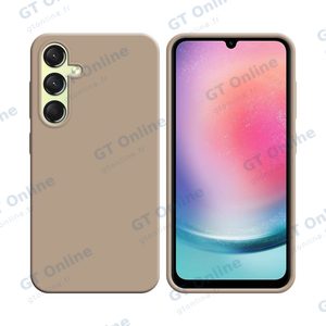 Coque Silicone Compatible pour Samsung Galaxy A24 4G A245 (#18) Rose Gold