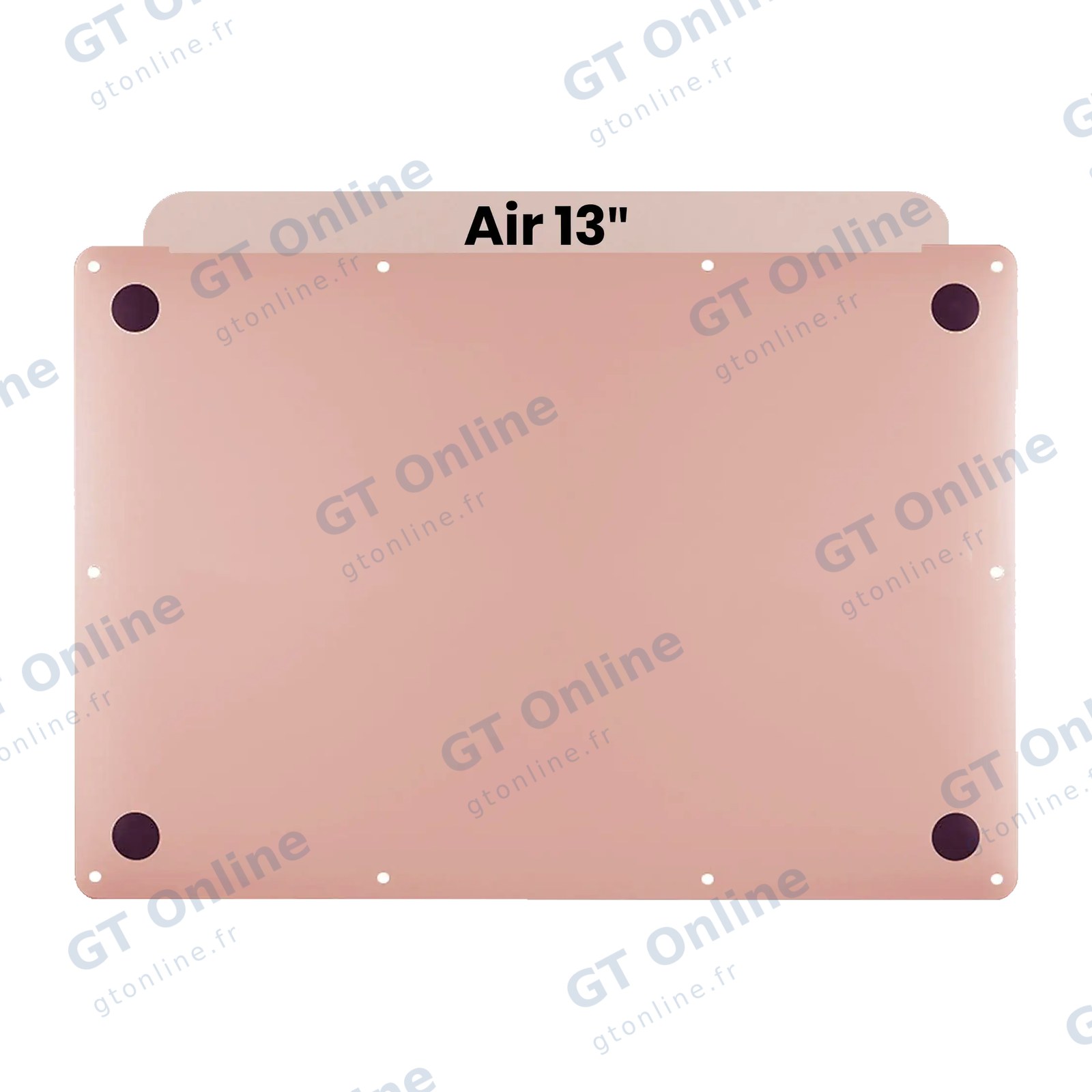 Coque inférieure pour Apple MacBook Air 13" A1932 (2018-2019) / A2179 (2020) (origine neuve, or rose)