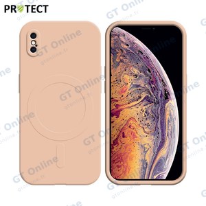Coque de Protection IZ001 PROTECT pour Apple iPhone XS Max MagSafe Rose