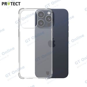 Pack de 10 Coques Silicone Renforcée PROTECT pour Apple iPhone 15 Pro Max Bulk Transparent