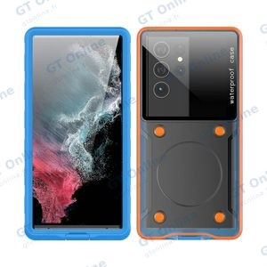 Coque Étanche pour Smartphone Universelle 6.9" Bleu