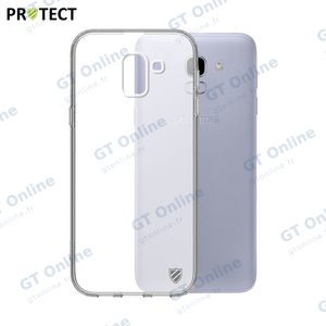 Coque Silicone PROTECT pour Samsung Galaxy J6 2018 J600 Transparent