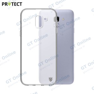 Coque Silicone PROTECT pour Samsung Galaxy J6 2018 J600 Transparent