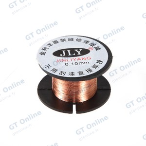 Fil de Cuivre JLY Émaillé Isolé 0.10 mm