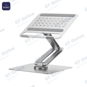 Support pour Ordinateur Portable Wiwu S801 Rotatif & Pliable Argent