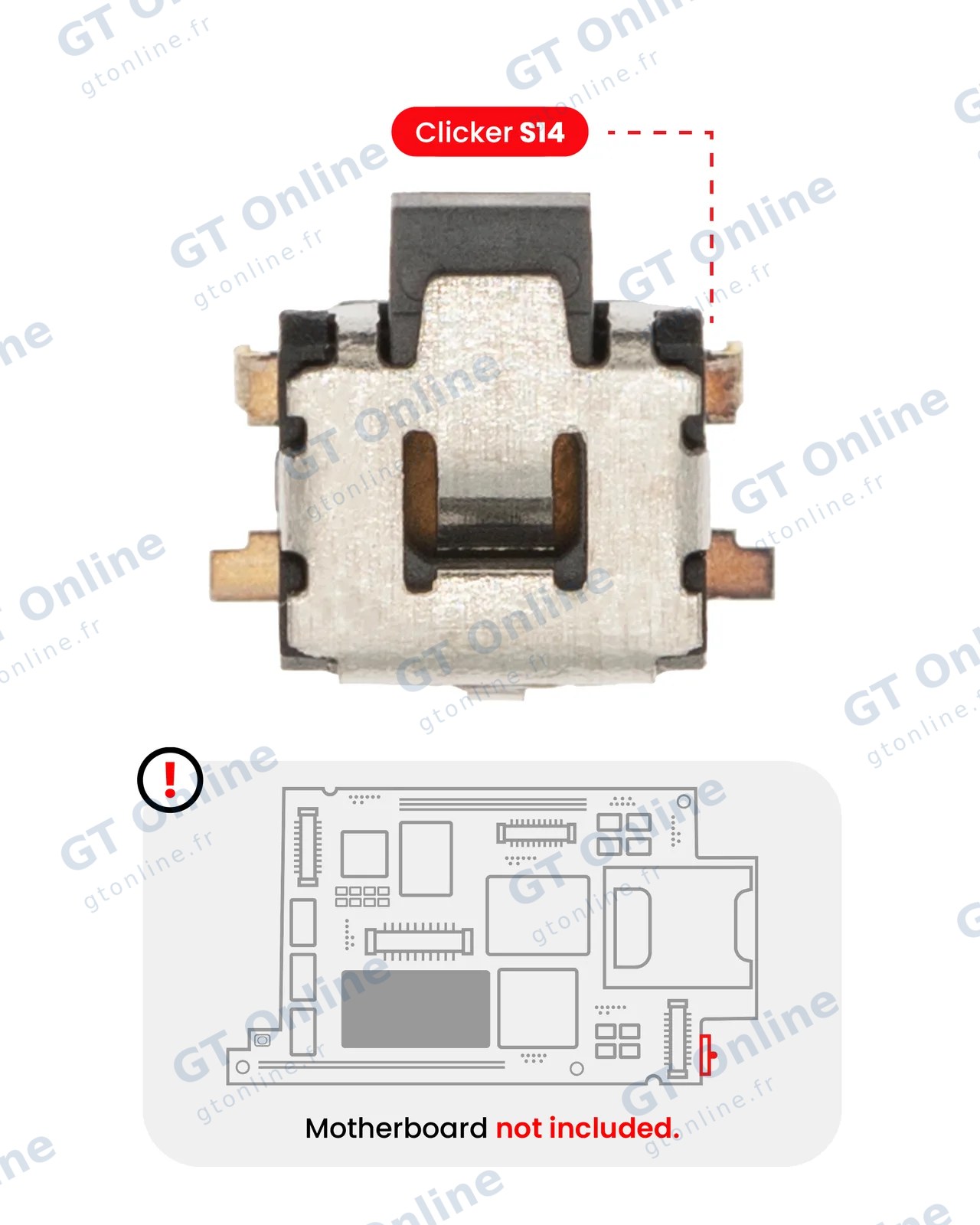 Pièce à microsouder pour Clicker S14