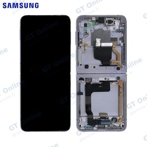 Écran Tactile Original Samsung Galaxy Z Flip 4 5G F721 GH82-29440F GH82-29441F GH82-30238F GH82-30239F Argent