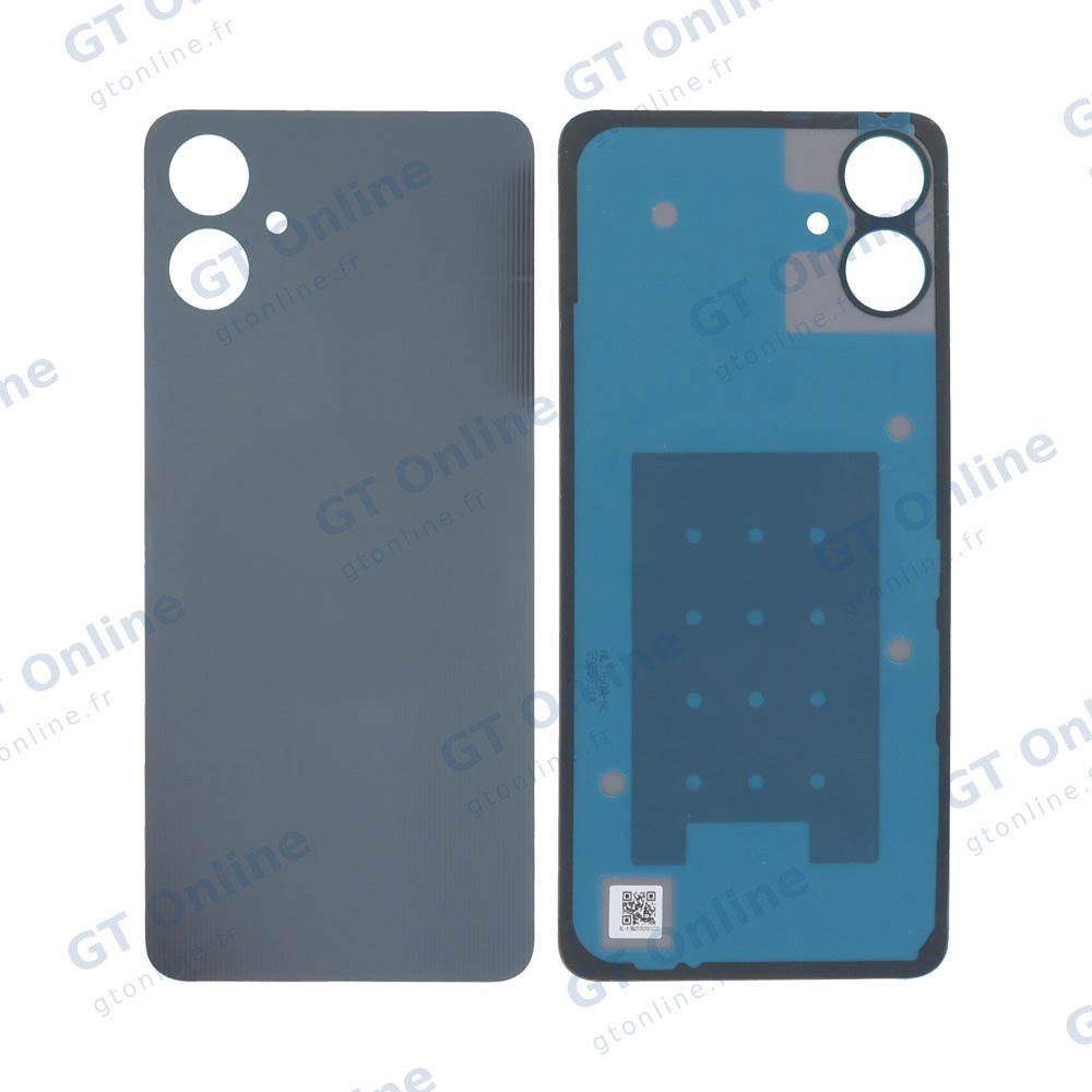 Coque arrière avec lentille de caméra pour Samsung Galaxy A06 5G (A066 / 2025) (sans logo, compatible, noir)