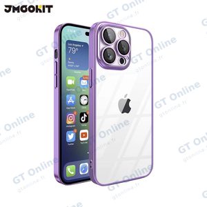 Coque de Protection Crystal Glass JMGOKIT pour Apple iPhone 13 Pro Violet