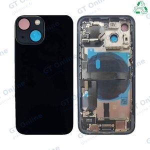 Coque de Réparation Complète Aftermarket (PIEC) Apple iPhone 13 Mini (Version US) Noir