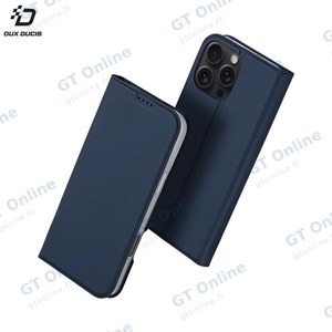 Housse de Protection Skin Pro Dux Ducis pour Apple iPhone 16 Pro Bleu