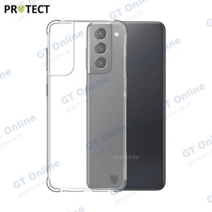 Coque Silicone Renforcée PROTECT pour Samsung Galaxy S21 5G G991 Transparent
