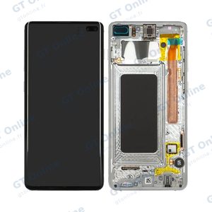 Écran Tactile Soft Oled avec Châssis Samsung Galaxy S10 Plus G975 Blanc