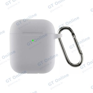 Protection Silicone pour Boitier AirPods 1er & 2e Génération Gris