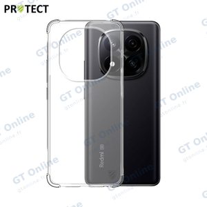 Coque Silicone Renforcée PROTECT pour Xiaomi Redmi Note 14 Pro+ 5G Transparent