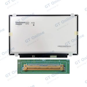 Dalle Ordinateur Portable 14.0" Slim FHD (1920x1080) LCD 60Hz, eDP 40pin Droite — (B140HAN02.2 / B140HAN02.5)