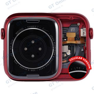 Châssis pour Apple Watch Series 7 (45MM) (origine d'occasion — grade A, Cellular Version, Aluminum / Red)