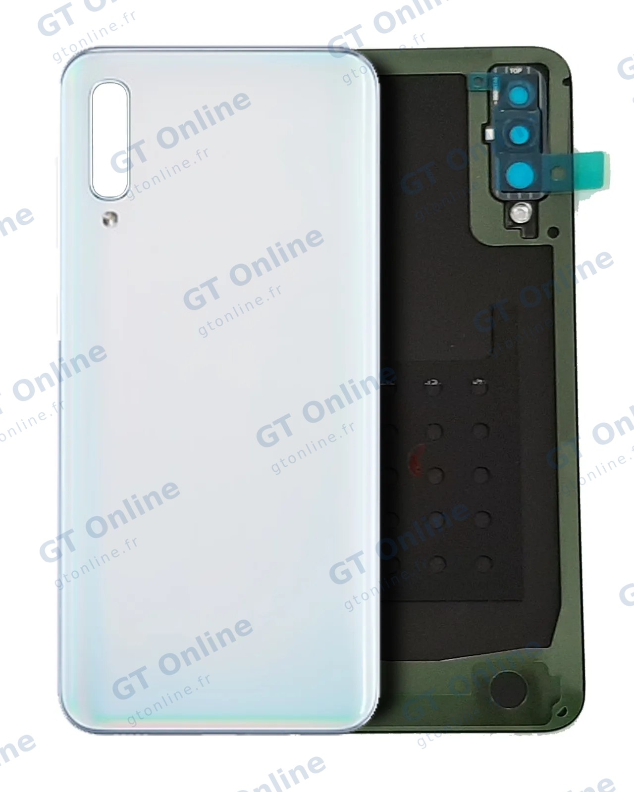 Vitre arrière pour Samsung Galaxy A50 (A505 / 2019) (Generic, blanc)