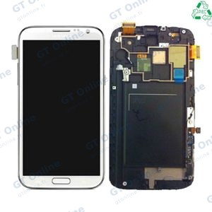 Écran Tactile Original Pulled avec Châssis (PIEC) Samsung Galaxy Note 2 N7105 Blanc