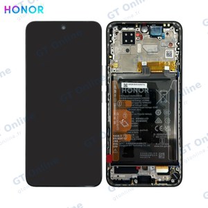 Bloc Écran Complet avec Châssis et Batterie Original Honor 200 5G 0235AKHV Noir