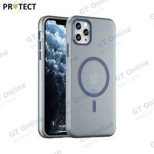 Coque de Protection MF-006 MagSafe PROTECT pour Apple iPhone 11 Pro Max Bleu Marine