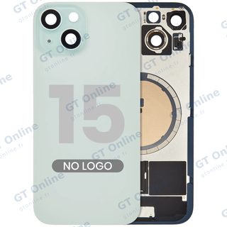 Vitre arrière pour Apple iPhone 15 (sans logo, compatible, vert) — réf. 107183138938