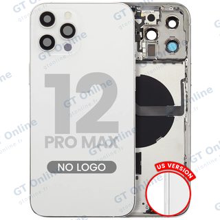 Châssis pour Apple iPhone 12 Pro Max (version US, compatible premium, argent)
