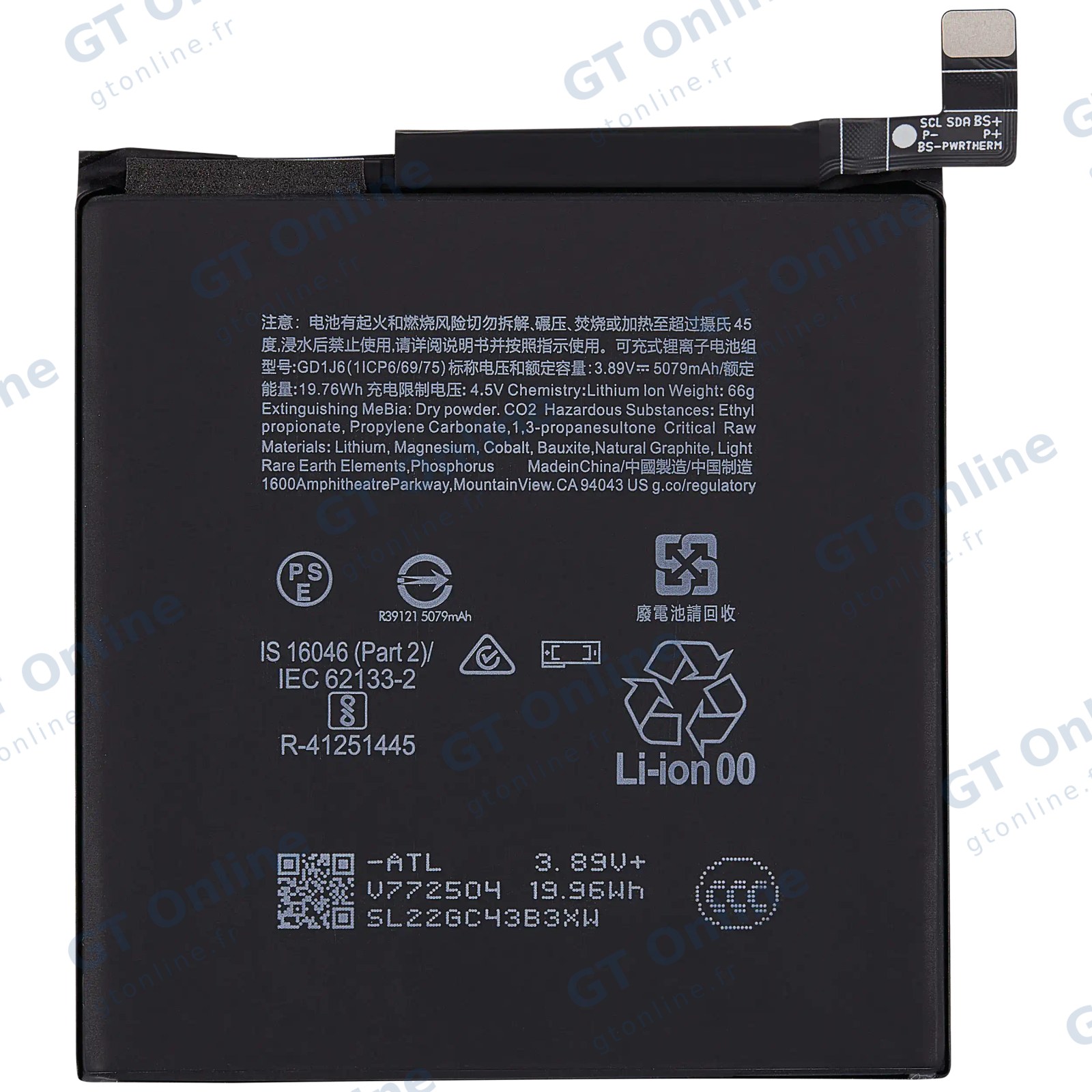 Batterie pour Google Pixel 10 Pro XL (GD1J6)