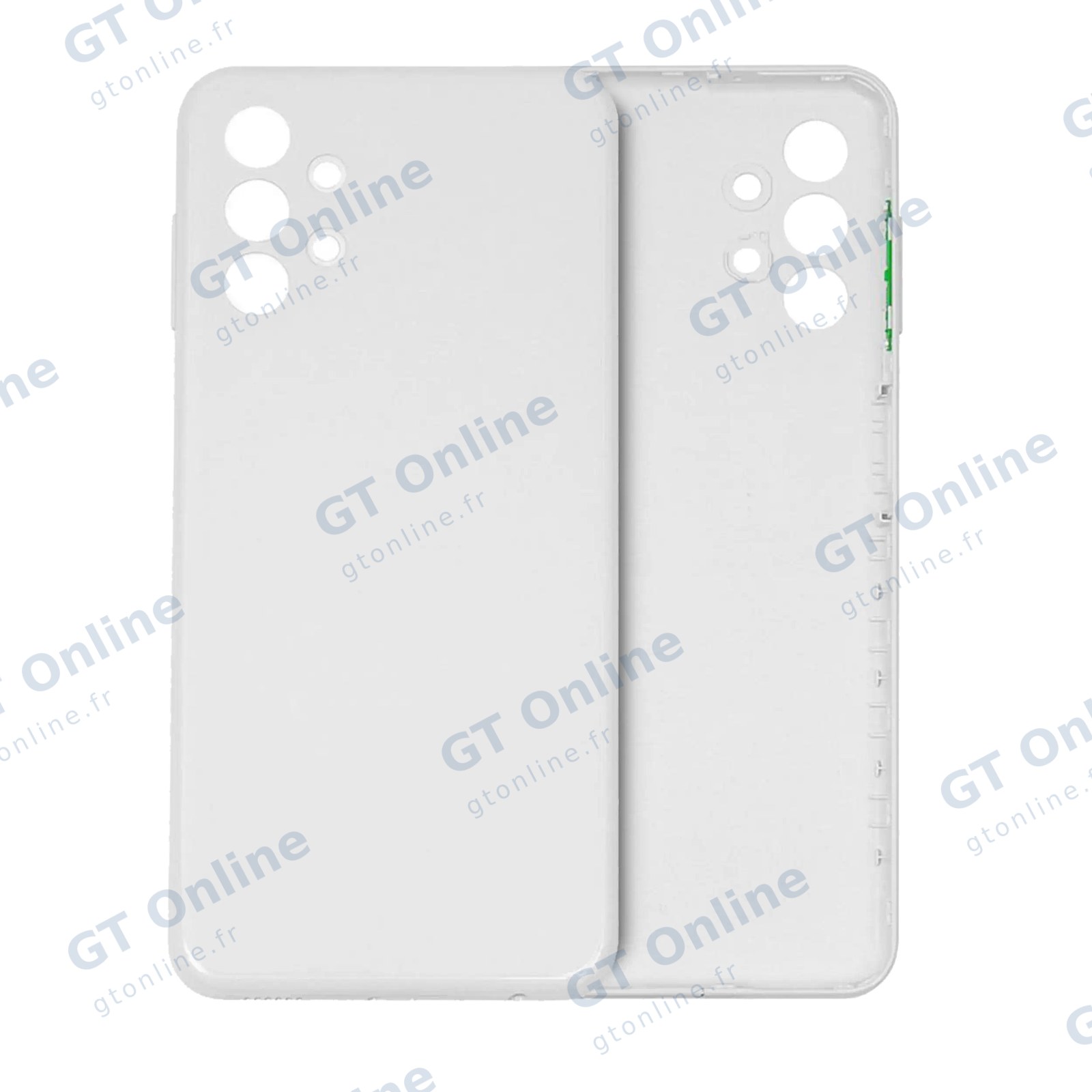 Vitre arrière pour Samsung Galaxy A13 4G (A135 / 2022) (pack service origine, blanc)