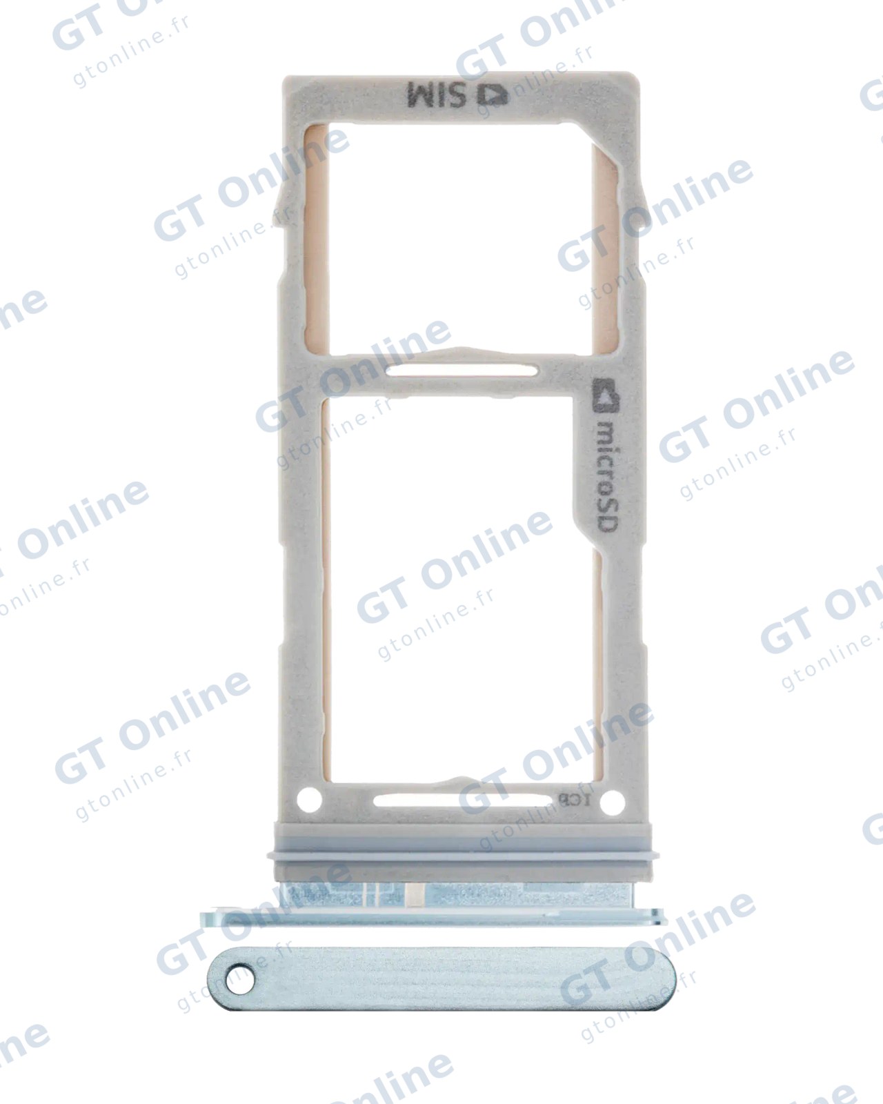 Tiroir SIM pour Samsung Galaxy S10 / S10 Plus / S10E (bleu Prism)