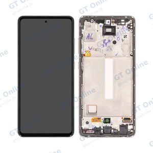 Écran Tactile Oled avec Châssis Samsung Galaxy A52 5G A526/Galaxy A52 4G A525 Awesome White