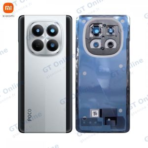 Cache Arrière Original Xiaomi Poco M8 5G 5600130P17P00 Argent