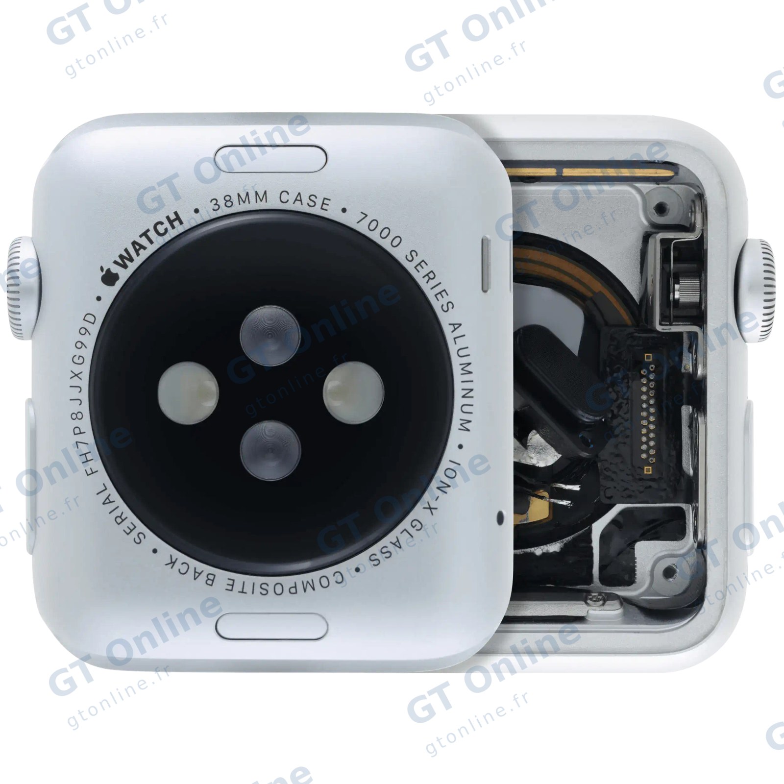 Châssis pour Apple Watch Series 1 (38MM) (origine d'occasion — grade A, Cellular Version, Aluminum / Silver)