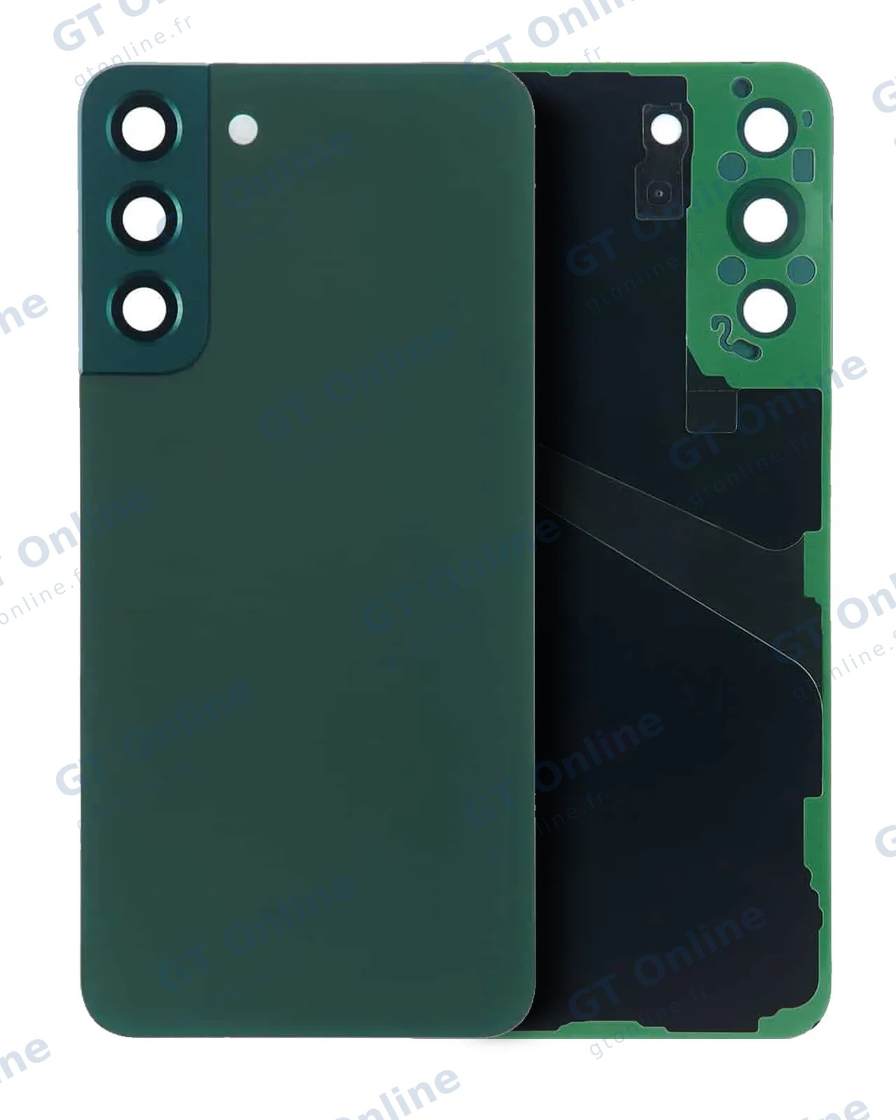 Vitre arrière pour Samsung Galaxy S22 5G (pack service origine, vert)