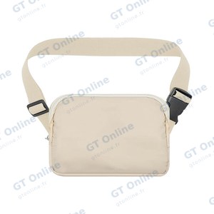 Sac Banane en Nylon Beige