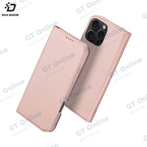 Housse de Protection Skin Pro Dux Ducis pour Apple iPhone 16 Pro Rose