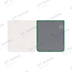 Cache Arrière Premium Samsung Galaxy Z Flip 3 5G F711 (Inférieur) Blanc