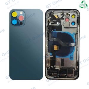 Coque de Réparation Complète Aftermarket (PIEC) Apple iPhone 12 Pro (Version US) Bleu Pacifique