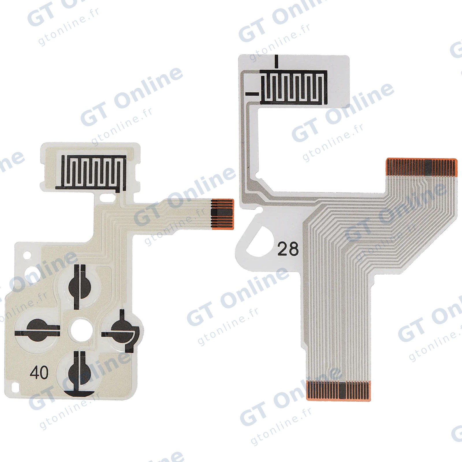 Pièce console de jeu pour Sony PlayStation Portable PSP 1000 (lot de 2)