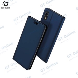 Housse de Protection Skin Pro Dux Ducis pour Apple iPhone XR Bleu