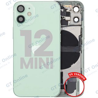 Châssis pour Apple iPhone 12 Mini (version US, origine d'occasion — grade A, vert)