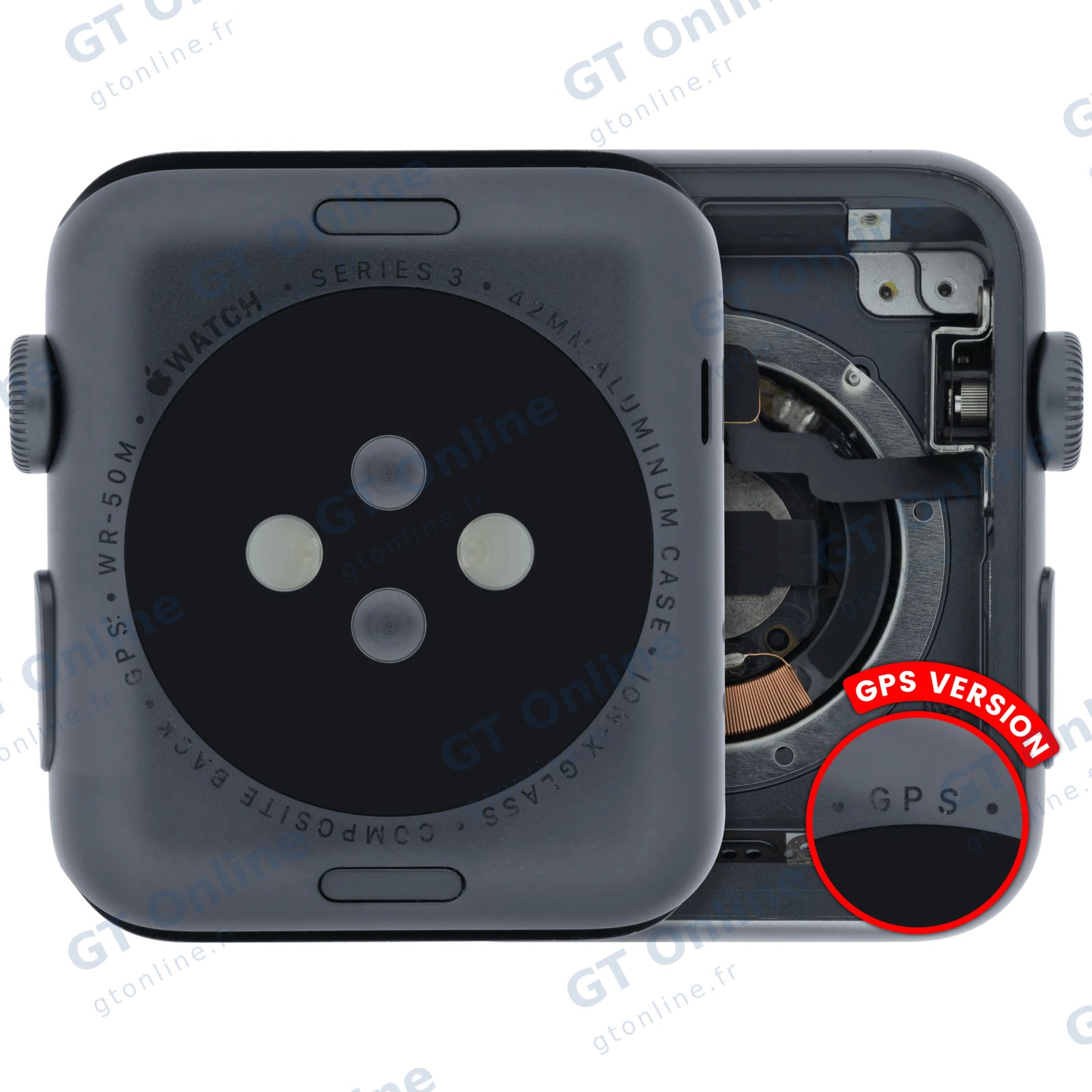Châssis pour Apple Watch Series 3 (42MM) (origine d'occasion — grade A, version GPS, Aluminum / Space Black)