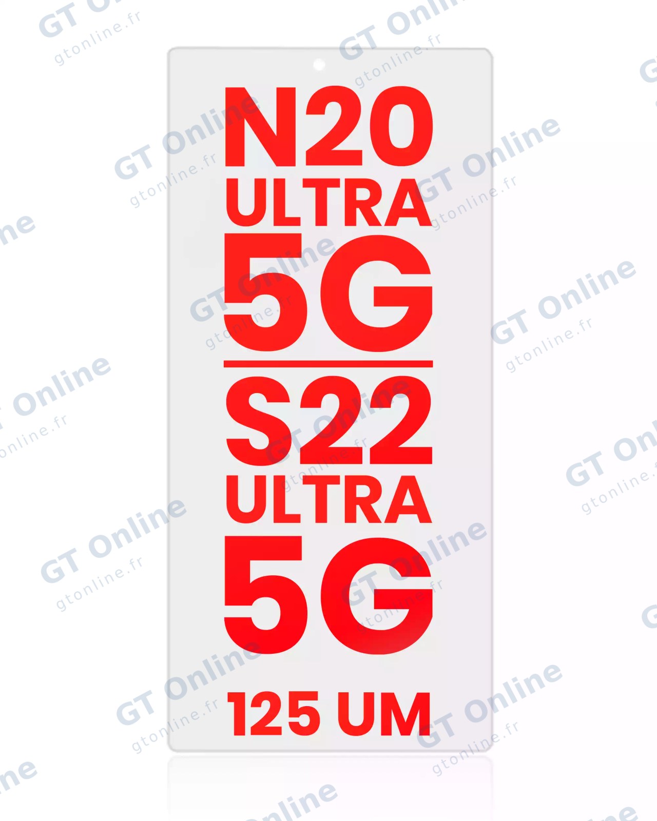Film OCA pour Samsung Galaxy Note 20 Ultra 5G / S22 Ultra 5G (lot de 10, 125 µm)