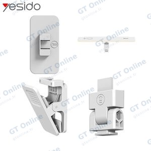 Lampe LED Yesido DH11 Rechargeable USB-C avec Fixations Multiples Blanc
