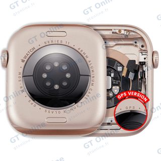 Châssis pour Apple Watch Series 11 (46MM) (origine d'occasion — grade A, version GPS, Aluminum / Rose Gold)