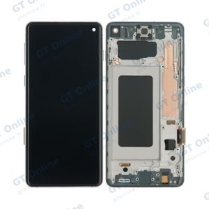 Écran Tactile Soft Oled avec Châssis Samsung Galaxy S10 G973 Noir